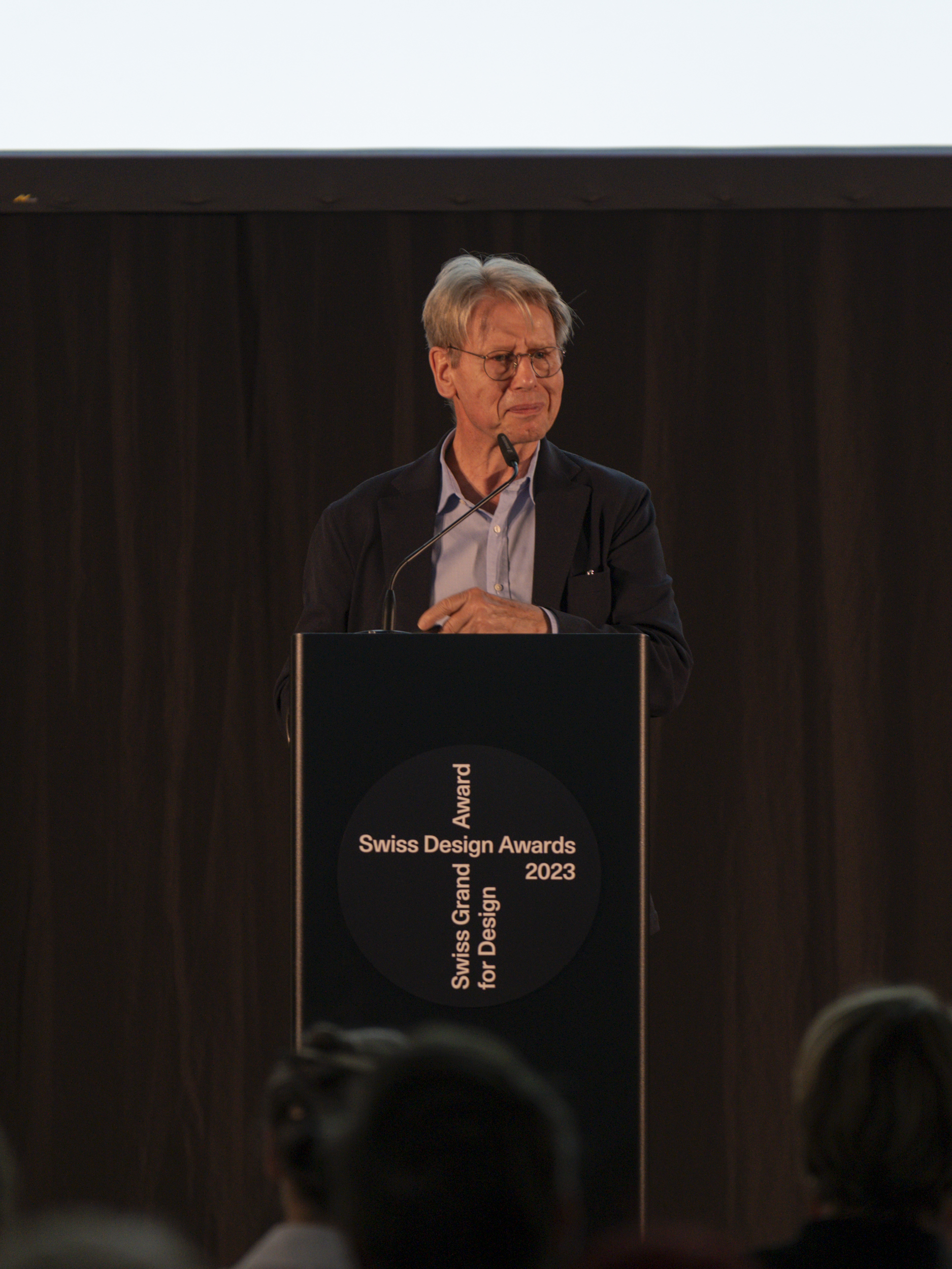 Jacques Poget, journalist, laudatio for Etienne Delesser